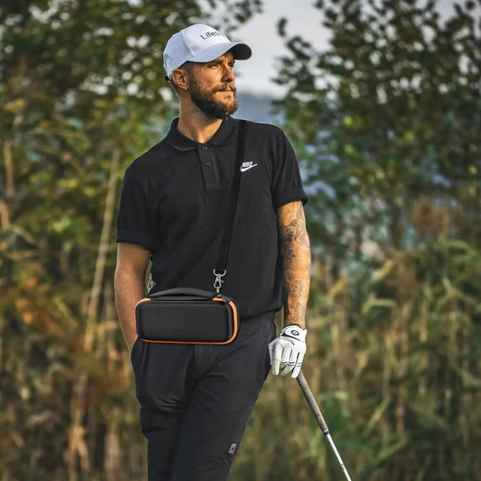 Carrying Case Compatible With Bushnell Golf For Wingman View Golf Gps Speaker Range Finder Travel Storage Holder