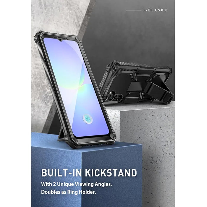 For Samsung Galaxy A36 Armorbox Full-Body Rugged Shockproof Phone Case With Built-In Screen Protector & Stand