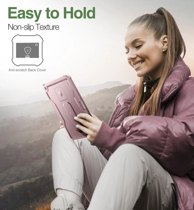 For Ipad 9Th / 8Th / 7Th Generation 10.2 Inch Heavy Duty Shockproof Full Body Protective Case Kickstand With Pen Holder