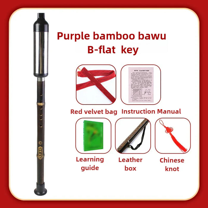Traditional Chinese Bawu Flute For Children Portable & Beginner Friendly