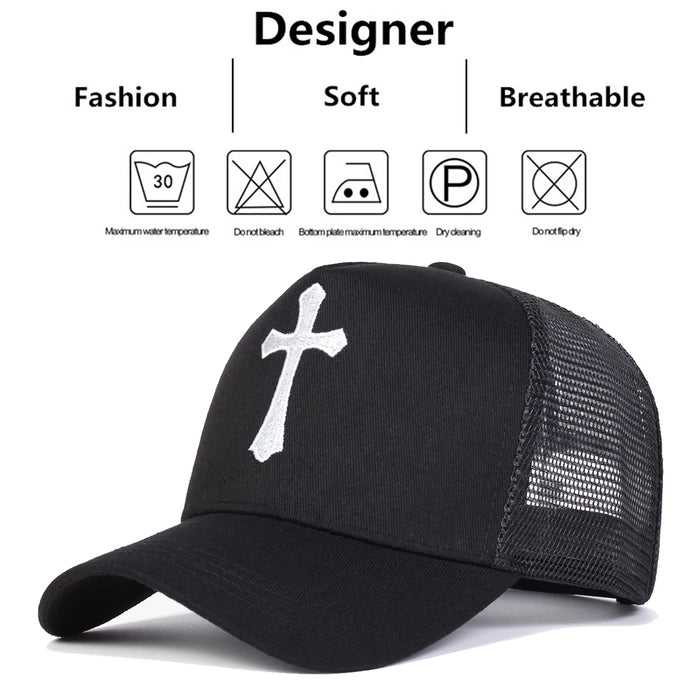 Embroidered Unisex Baseball Cap Adjustable Sun Hat For Spring / Summer