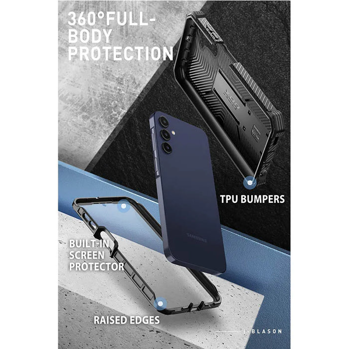 For Samsung A16 Rugged Armorbox Case With Built-In Screen Protector & Kickstand