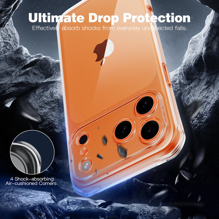 For Iphone 17 Pro Max & Iphone 17 Air 6.9 Inch Anti-Scratch Shockproof Protective Bumper Clear Case