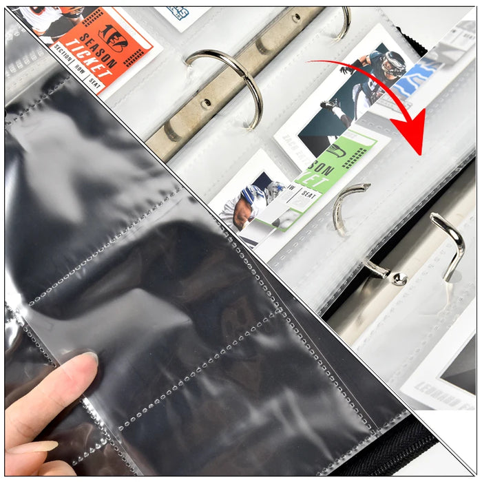 440 Pocket Boobowl Baseball Card Binder For Topps Trading Cards Football Sports Cards Sleeves Protectors Holder