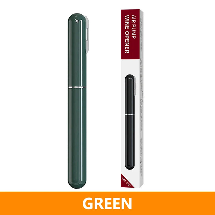 Stainless Steel Air Pressure Wine Opener Easy Cork Removal For Home Parties