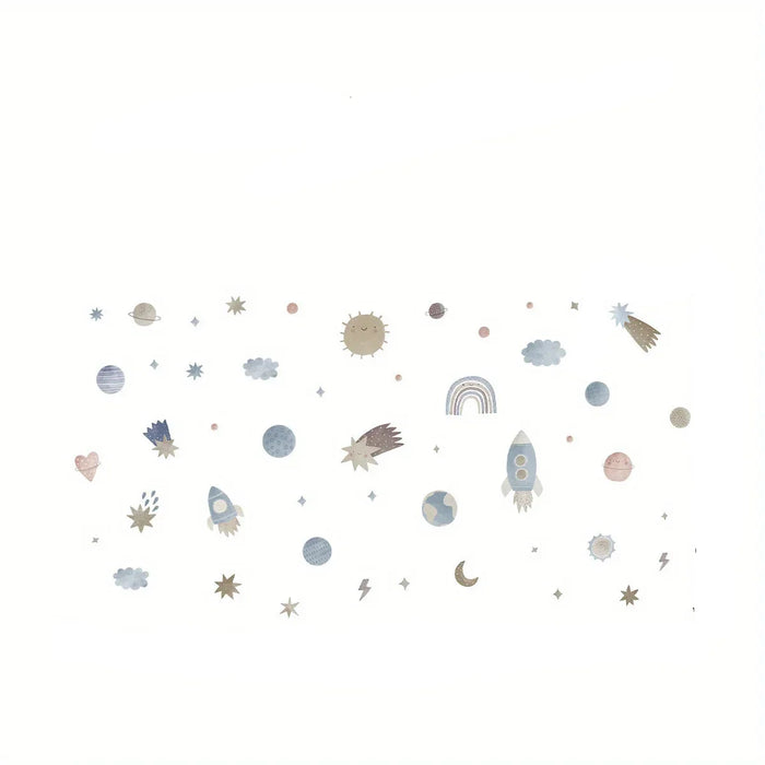 Space Themed Wall Stickers For Bedroom Or Nursery