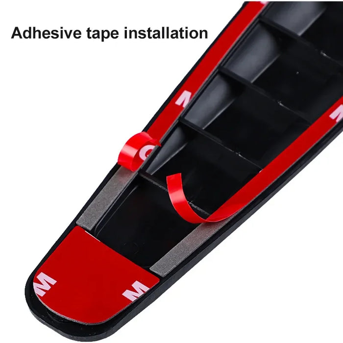 2Pcs Car Bumper Protector Strips Anti Collision Guard For Corner Protection