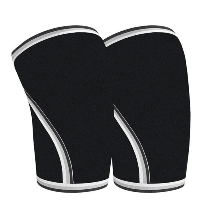 Pair of 7Mm Knee Sleeves Squat Fitness Weightlifting Powerlifting Gymreapers