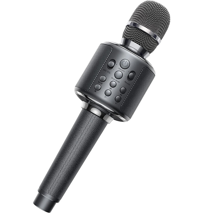 Portable Karaoke Microphone With Bluetooth Duet Sing / Record / Play / Reverb