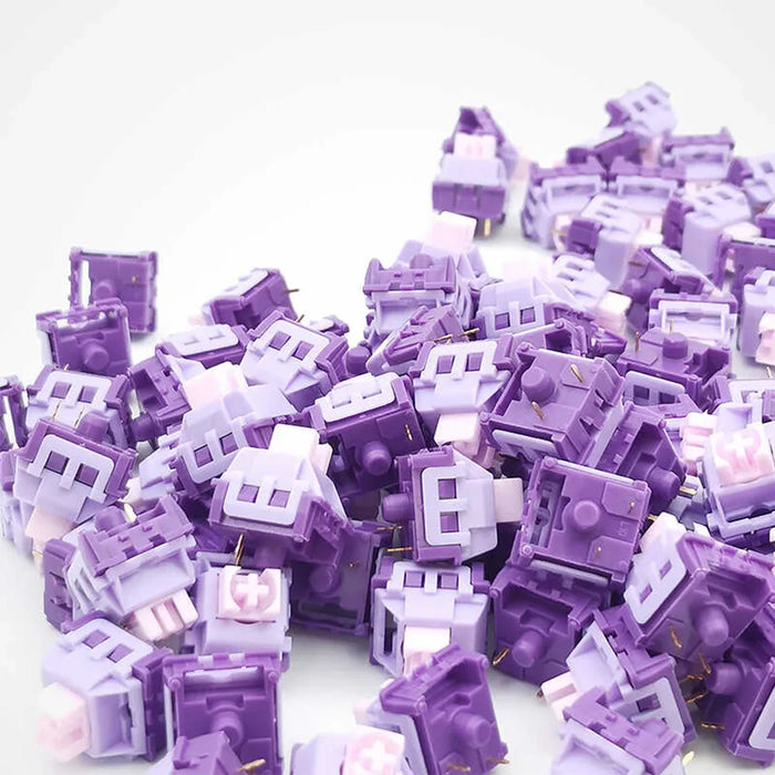 50Gf Tactile Switch For Mx Mechanical Keyboards Star Chen Flower Purple