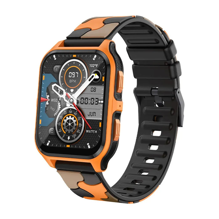 1.9 Inch Ip68 Waterproof Military Smartwatch For Android & Ios