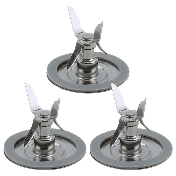 3 Pack Ice Crusher Blender Blade Cutter 4961-011 With Gasket Replacement Part Compatible With Oster & Osterizer