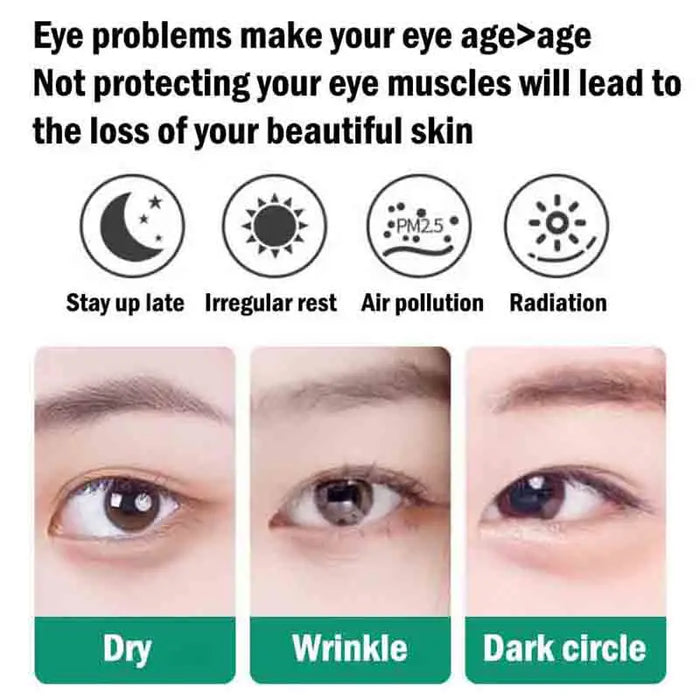 60 Piece Gold Crystal Eye Mask For Dark Circles & Aging