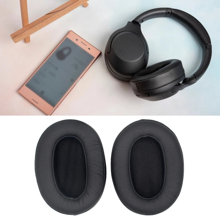 Pair of Protein Leather Earpads For Sony Wh Xb900 Headphones