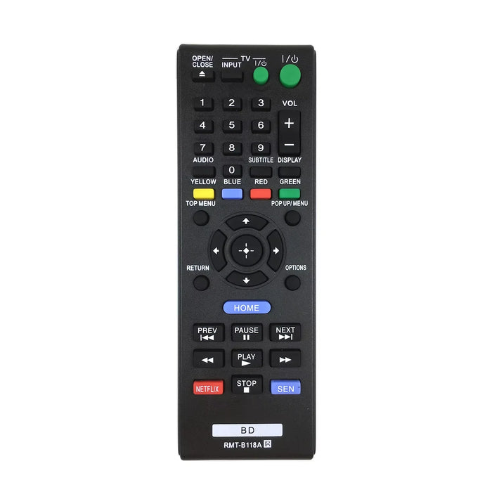 For Sony Blu-Ray Dvd Player Bdp-Bx18 Bdp-S185 Bdp-Bx3100 Bdp-Bx39 Bdp-S1100 Bdp-S185Wm Rmt-B118A Remote Control