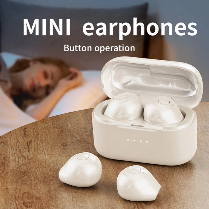 Bl18 Invisible Earphones Mini Headphones Wireless Heasets Hifi Stereo Noise Reduction Earbuds Sleep In-Ear Earbuds For Home Work