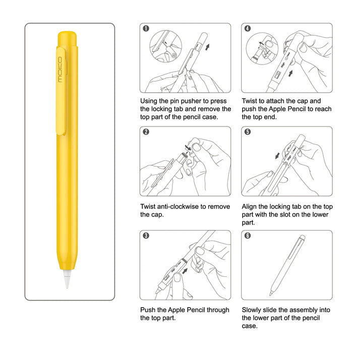 For Ipad Apple Tablet Pen 1 Apple Pencil 1 Retractable Tip Cap Pencil Cases