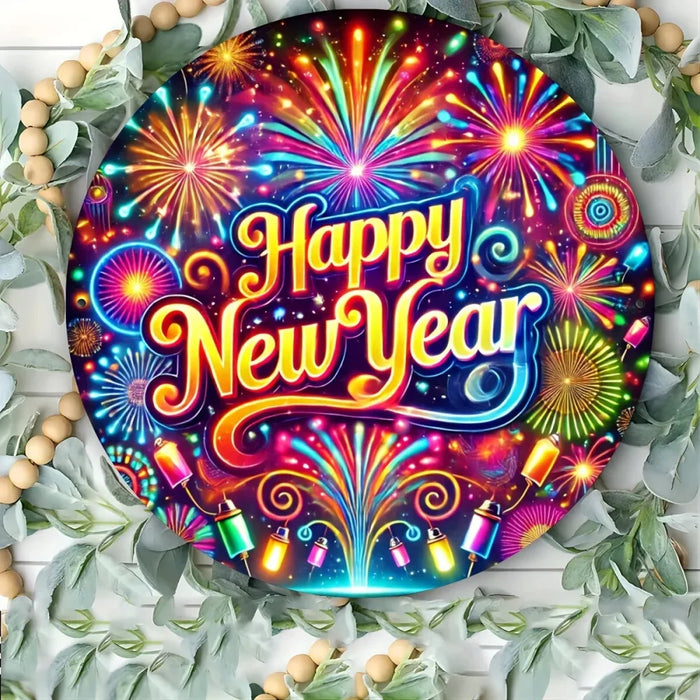 2D Aluminum Tin Sign Festive Wall Art For Home Window Garden Bar & Office