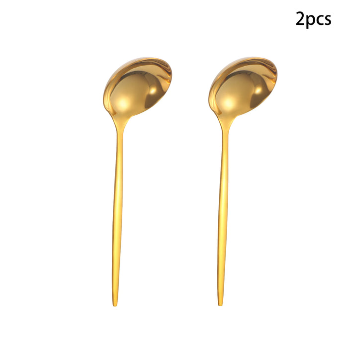 12 Piece Stainless Steel Tableware Set For Hotel Restaurant And Buffet Use