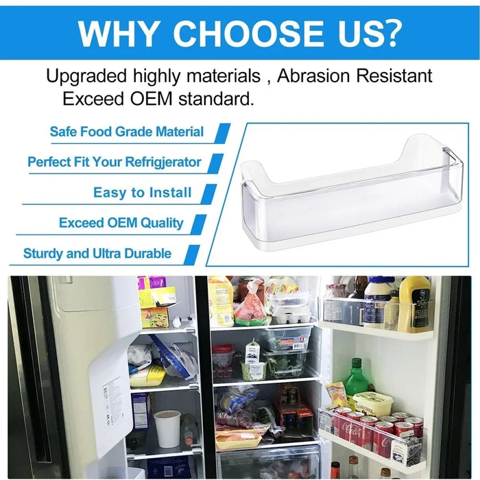 Da97-08348A Da63-05215A Refrigerator Door Shelf Bin Compatible With Samsung Refrigerator Rs265Tdrs Rs25H5111Bc Rs25H5111Sr Door