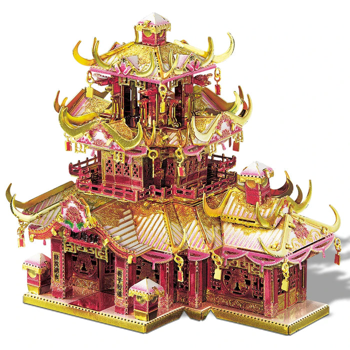 Chinese Ancient Buildings 3D Metal Puzzle Kit For Home Decor