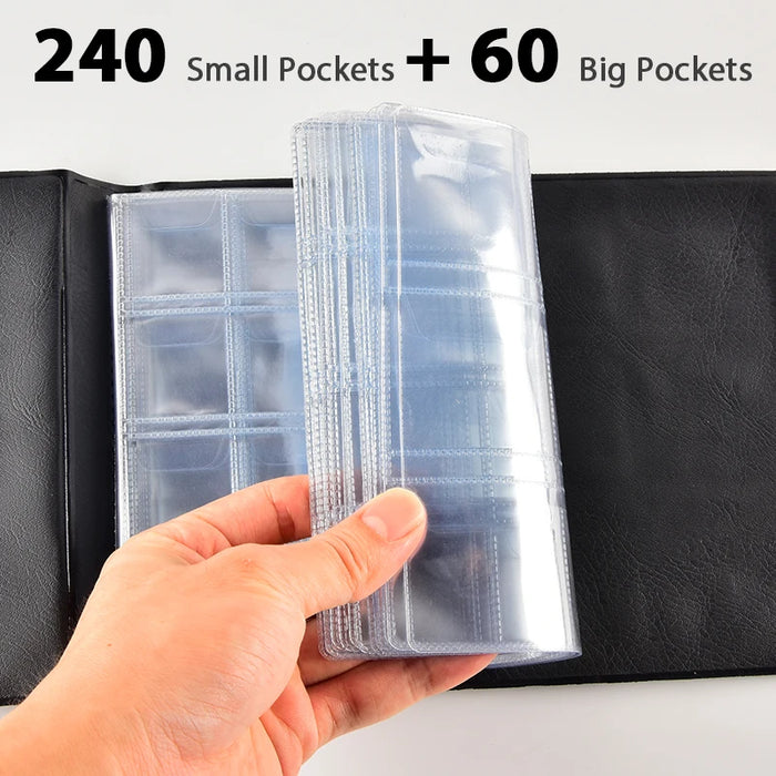 Coin Collection Book For 300 Pockets Storage Box For 20/25/27 Coins Organizer Case For Collectors