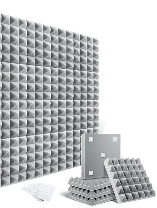12 Pack Wall Foam Acoustic Studio Soundproofing Panels