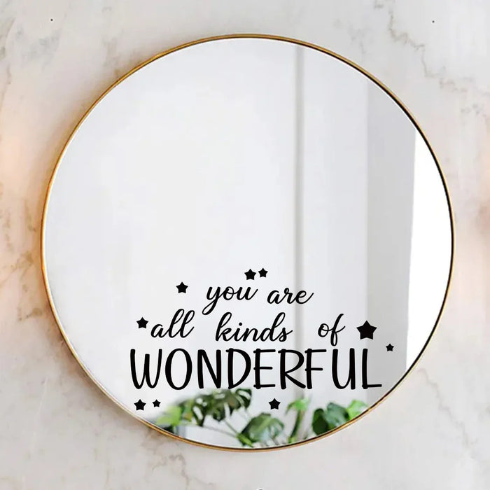 Charming Wonderful Wall Mirror Sticker For Home Decor
