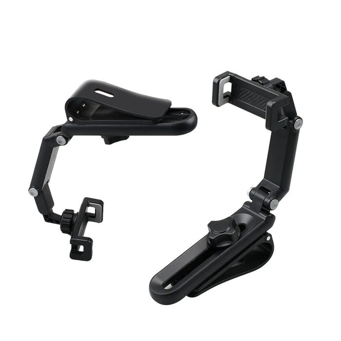 Universal Car Sun Visor Phone Holder 1080 Degree Rotatable & Retractable