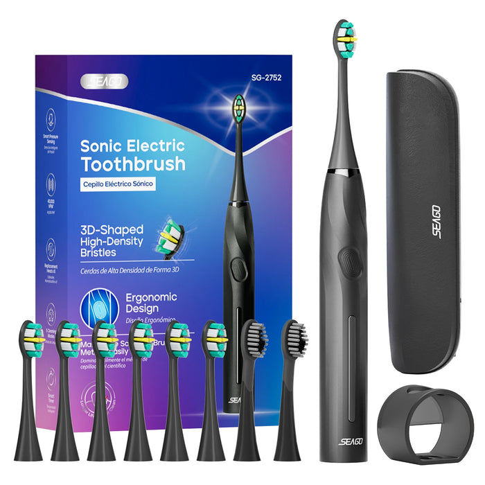 Touch Control Sonic Toothbrush Pressure Sensor With Travel Box