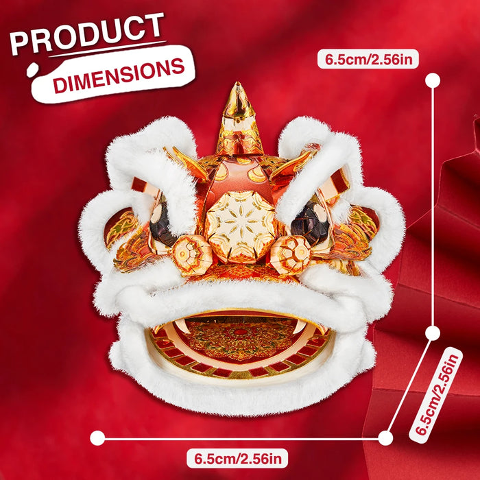 Traditional Chinese Lion Metal Puzzle Kit Creative Gift