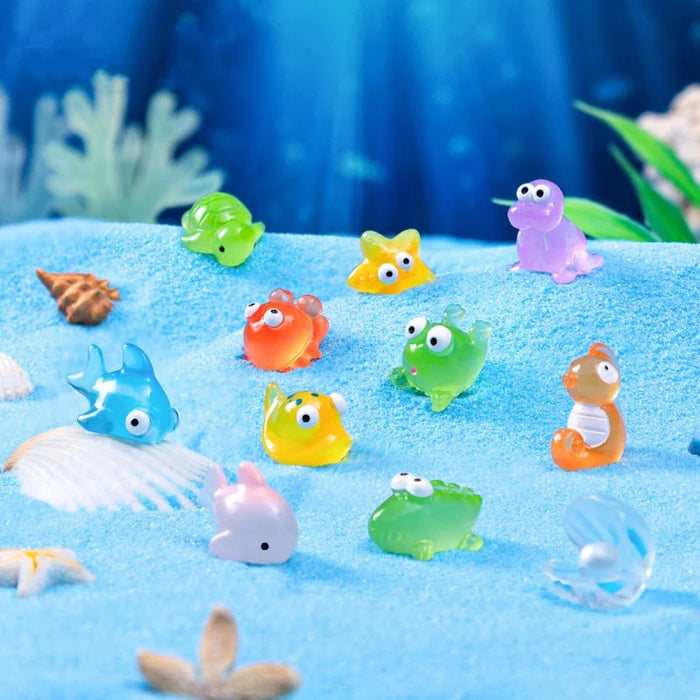 Tiny Ocean Resin Sea Animals For Diy Fish Tank Or Garden