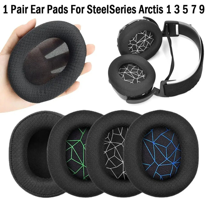 Pair of Soft Ear Pads For Steelseries Arctis Gaming Headset