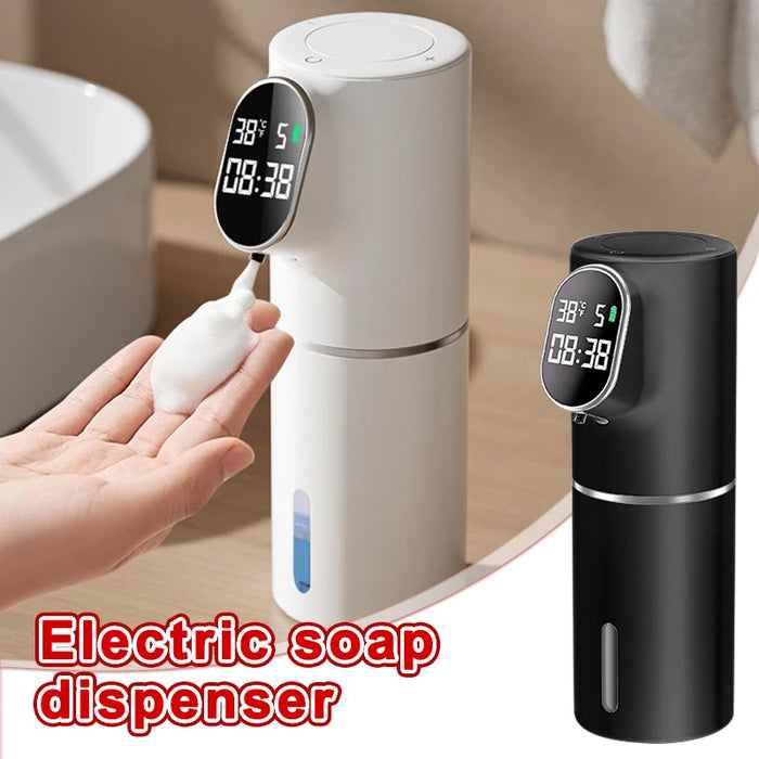 Smart Touchless Soap Dispenser 320Ml Infrared Sensor Time & Temp Display
