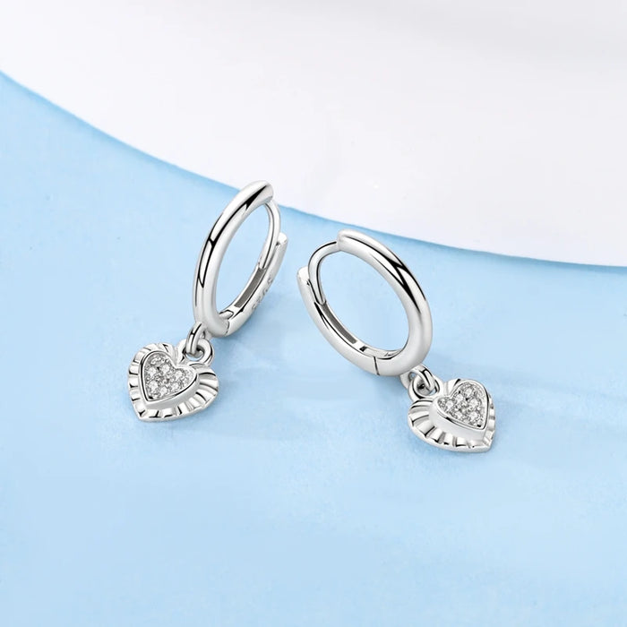 925 Sterling Silver Moissanite Earrings For Women Wedding Party Jewelry