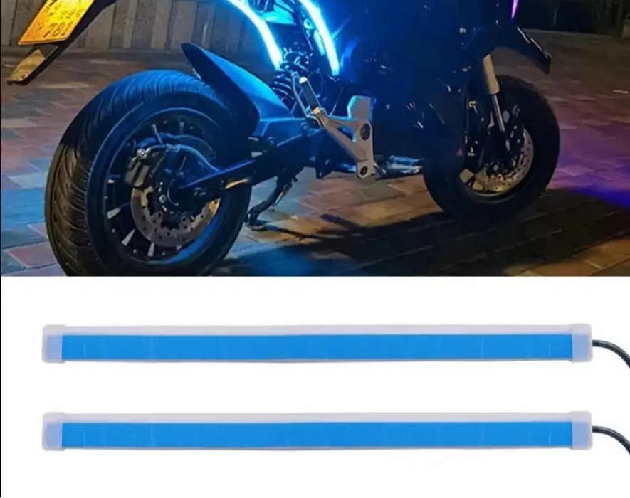 Motorcycle Led Turn Signal & Drl Lights Waterproof Flowing Design 2Pcs