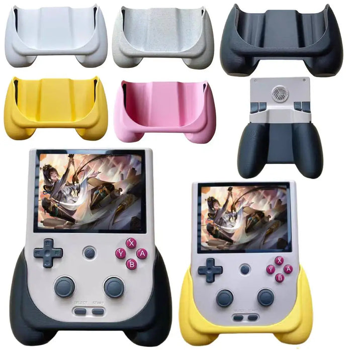 3D Printed Grip Handle For Anbernic Rg405V Rg406V Diy Controller Holding Handle A Comfortable Grip Game Console Accessories