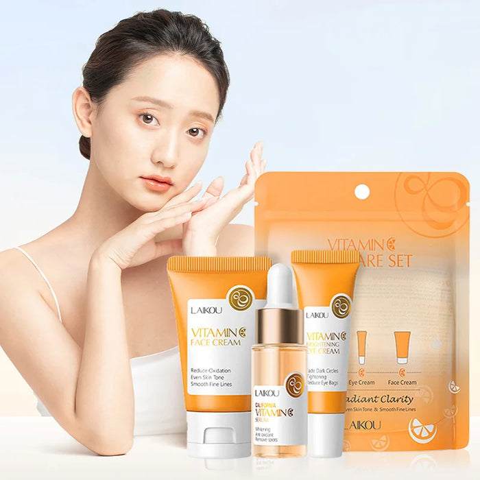3 Piece Vitamin C & 24K Gold Skin Care Set