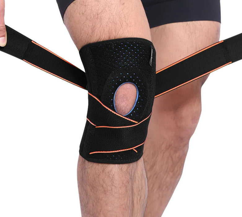 Quick Dry Knee Support With 4 Springs Sports Kneepad Brace