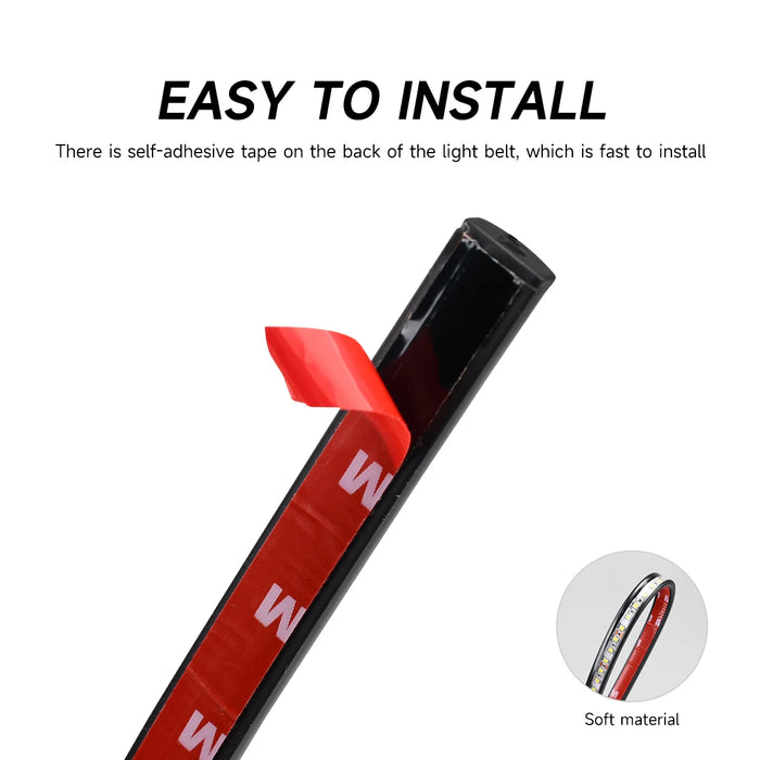 Waterproof 2-In-1 Car Led Under Hood Work Light Kit Fits Any Vehicle 12V