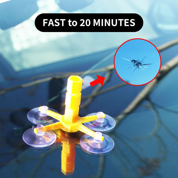 Auto Glass Scratch Repair Kit Quick Fix Resin For Windscreen Cracks