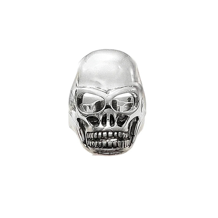 925 Sterling Silver Rebel Street Fashion Skull Ring Unisex Punk Europe