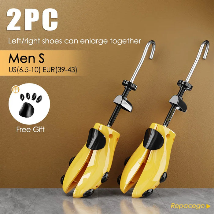 Unisex 2 Piece Plastic Universal Adjustable Length Width High Low Top Shoes Stretcher Expander Extender Keeper Tree