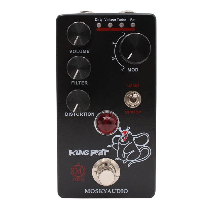 Distortion Overdrive Fuzz Pedal True Bypass