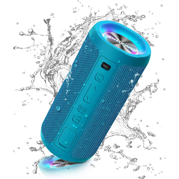 Portable Wireless Speaker With 24W Stereo Sound 30H Playtime Tws & Ipx7 Waterproof Ideal For Travel