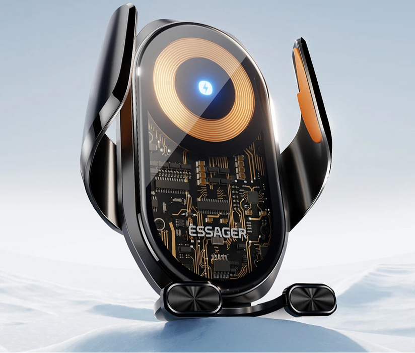 15W Magnetic Wireless Car Charger For Macsafe 15W Cooling Stand Holder For Iphone 16 15 14 13 12 Pro Max Xiaomi Samsung