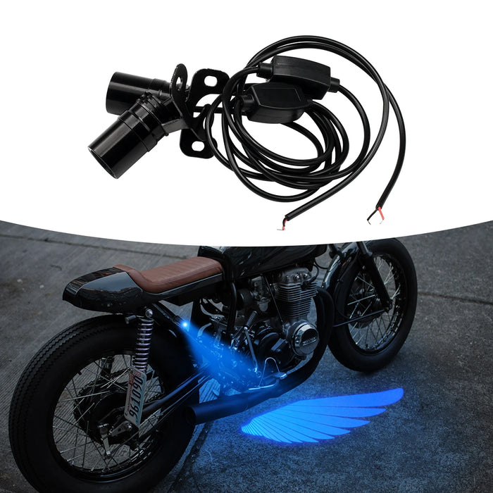 Universal Motorcycle Angel Wings Laser Lights 2Pcs