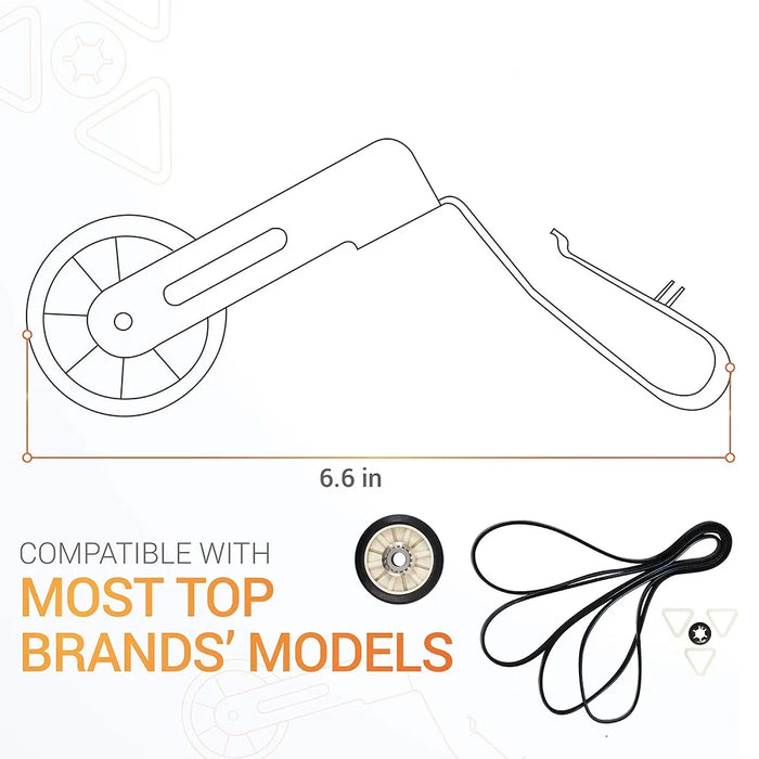 4392065 Dryer Repair Kit Compatible With Whirlpool & Kenmore Dryer - Replaces Ap3131942 Ap3098345 Ap6010582 Wp691366