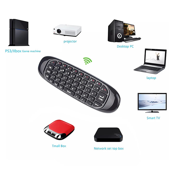 2.4G Rf Air Mouse Voice Remote C120 - 7 Colour Backlight For Android Tv Box Pc