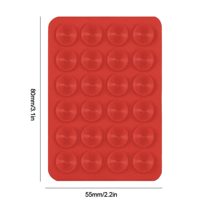 Silicone Suction Phone Case Adhesive Mount Mirror Shower Phone Holder Hands-Free Strong Grip Holder Anti-Slip For Android Iphone